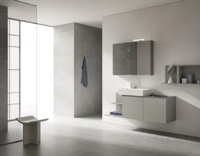 Mobile da Bagno sospeso BIK BK12 di Compab