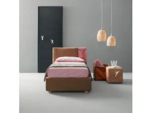 Letto singolo con contenitore Rift di Bside