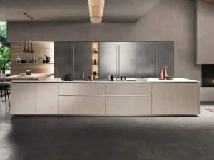 Cucina Moderna con penisola Time 03 di Gentili Cucine