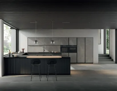 Cucina Moderna Glass 2|0 01 di Arredo3